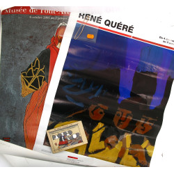 Lot de 2 affiches offset non encadrées, 