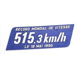 SNCF - Lot comprenant une plaque souveni