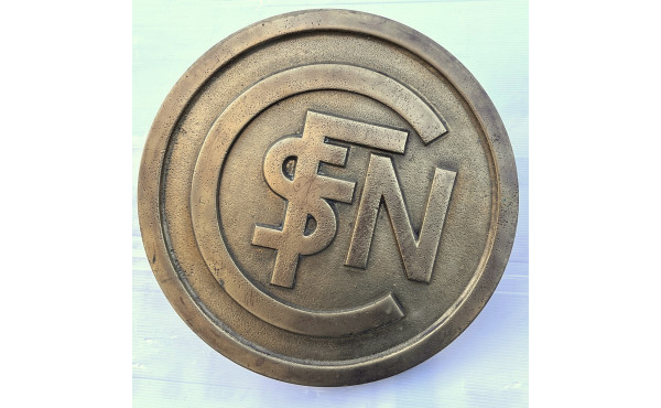 SNCF - Plaque frontale de locomotive dia