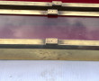 CHEMIN DE FER - 3 coffrets en laiton tra