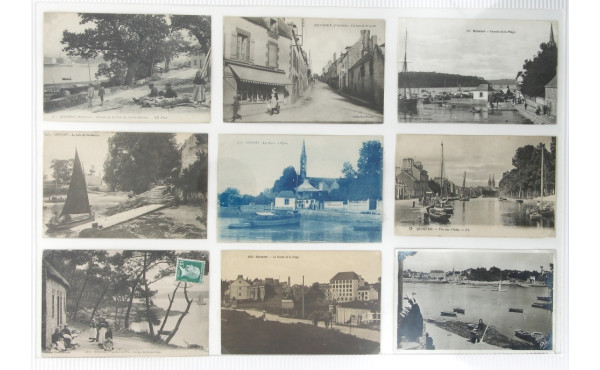 BENODET - 18 cartes postales anciennes s