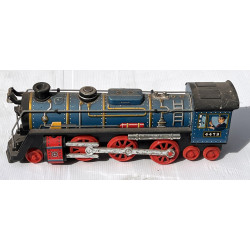 Locomotive JOUSTRA en tôle L. 34 cm, non