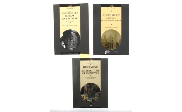 ARCHITECTURE EN BRETAGNE - 3 livres: "Br
