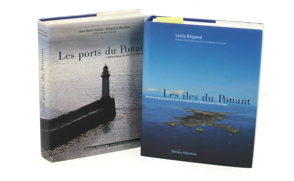 PONANT - Lot de 2 livres: "Les îles du P