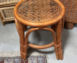 Lot de 3 petits meubles en rotin : petit