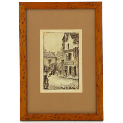 Eugène DELATRE (1864-1938) "Place du Ter