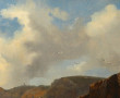 Ecole Française XIXème "Rochers et plage