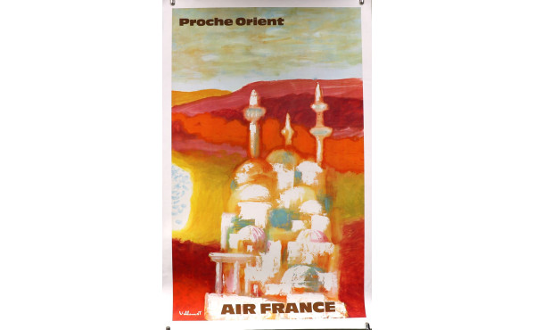 AIR FRANCE - Affiche illustrée par Berna
