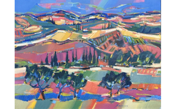 Jacques BRENNER (1936-2023) "Toscane, 19