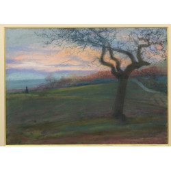 Victor SERAIL (XIXè-Xxè) "Paysage de bor