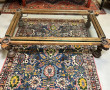 Table basse indienne en bois et fer forg