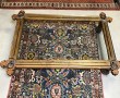 Table basse indienne en bois et fer forg