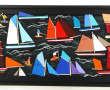 Bruno TREMOHARS (1955) "Bateaux en mer à