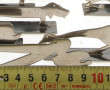 YOREL - 10 porte-couteaux en métal argen