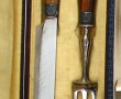 Ménagère en métal argenté décor rang de 