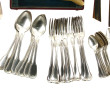 Lot de métal argenté comprenant 11 fourc