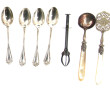 Petite pelle et petite cuillère en métal