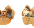 2 netsuké anciens polychromes figurant 2