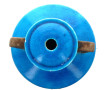 Pied de lampe en céramique turquoise et 