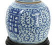 CHINE XIXe - Pot à gingembre en porcelai