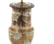 Vase japonais en céramique décor Satzuma