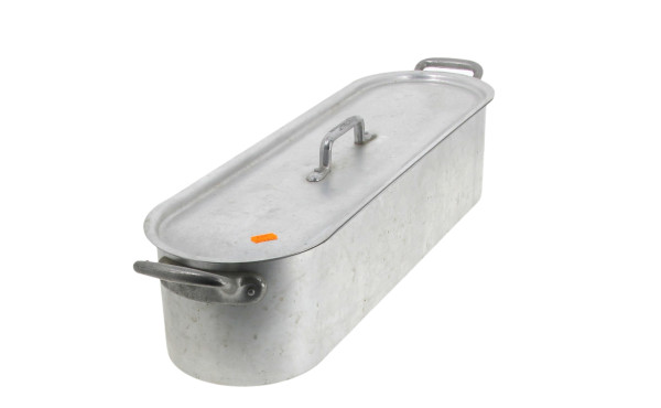 Poissonnière en métal blanc