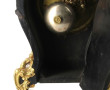 Pendule cartel de style Louis XV en bron