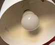 Lampe moderne à poser en métal blanc, mo