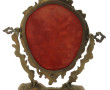 Miroir pivotant en laiton à décor d'ange