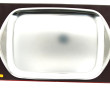 4 plats en inox dont un de marque Guy De