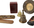 Lot de bibelots anciens comprenant une p