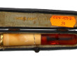 Fume-cigarette écume et ambre, bague or 
