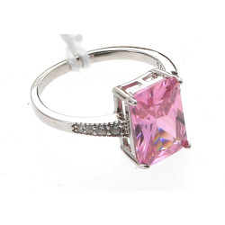 Bague en argent 925ème sertie d'un stras