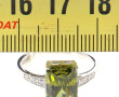 Bague en argent 925ème sertie d'un stras