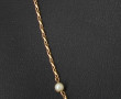 Petit collier en or jaune 18 cts, poinço