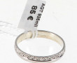 Bague jonc en argent 925ème, poids 1,9 g