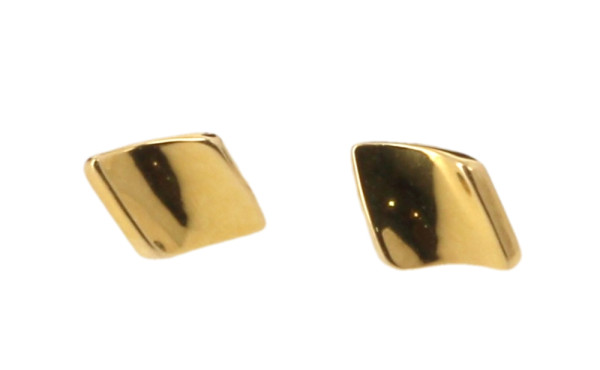 Paire de boucles d'oreilles en or jaune 