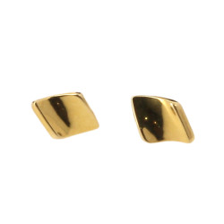 Paire de boucles d'oreilles en or jaune 
