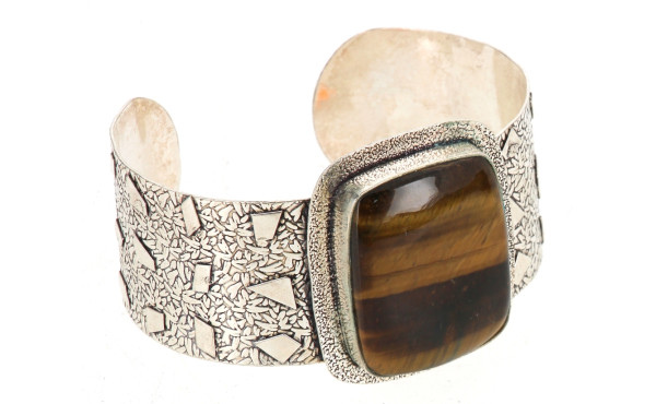 Bracelet jonc ouvert en argent 925ème se