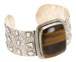 Bracelet jonc ouvert en argent 925ème se