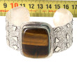 Bracelet jonc ouvert en argent 925ème se