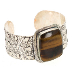 Bracelet jonc ouvert en argent 925ème se