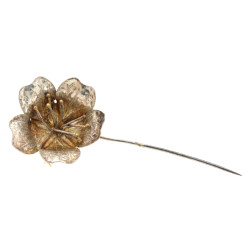 Epingle à chapeau en forme de fleur en a