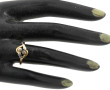 Bague ancienne en or 18 cts, trace de po