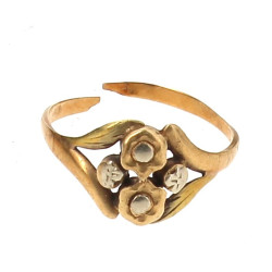 Bague ancienne en or 18 cts (coupée), po