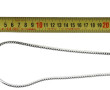 Collier à maille plate en argent 925ème,