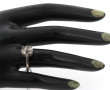 Bague argent 925ème sertie d'un quartz r