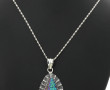 Pendentif en argent 925ème et coquillage