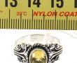 Bague argent 925ème sertie d'un strass j