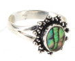 Bague argent 925ème sertie d'une coquill